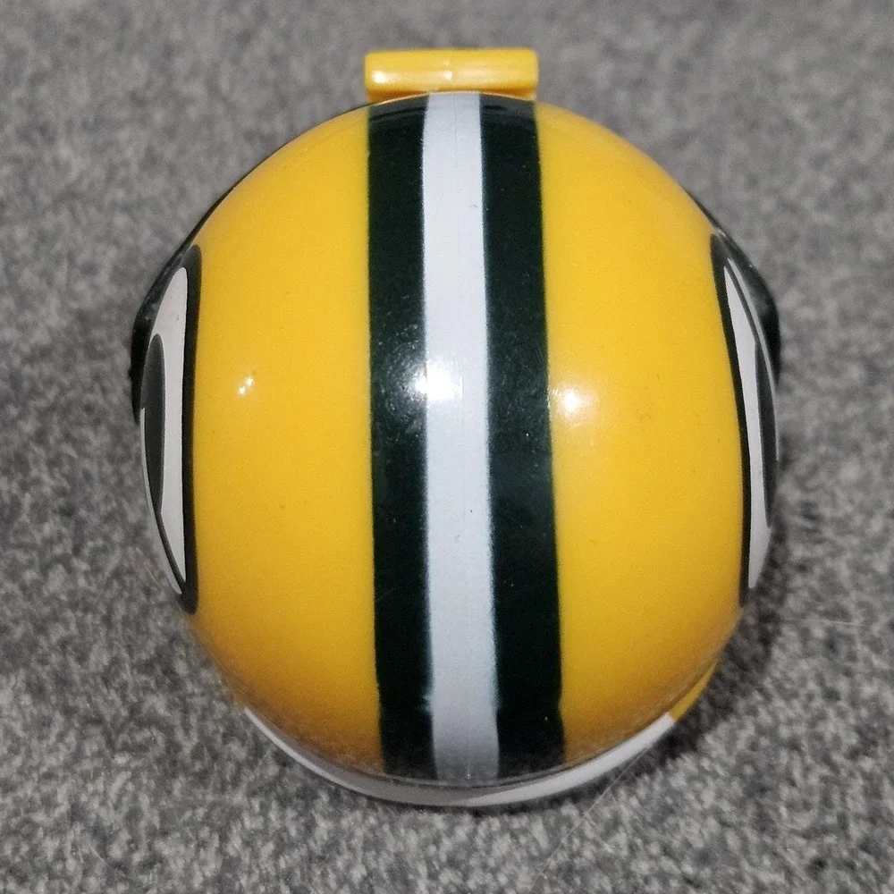 Green Bay Packers Cake Topper NFL Pocket Pro Helmet RIddell Football